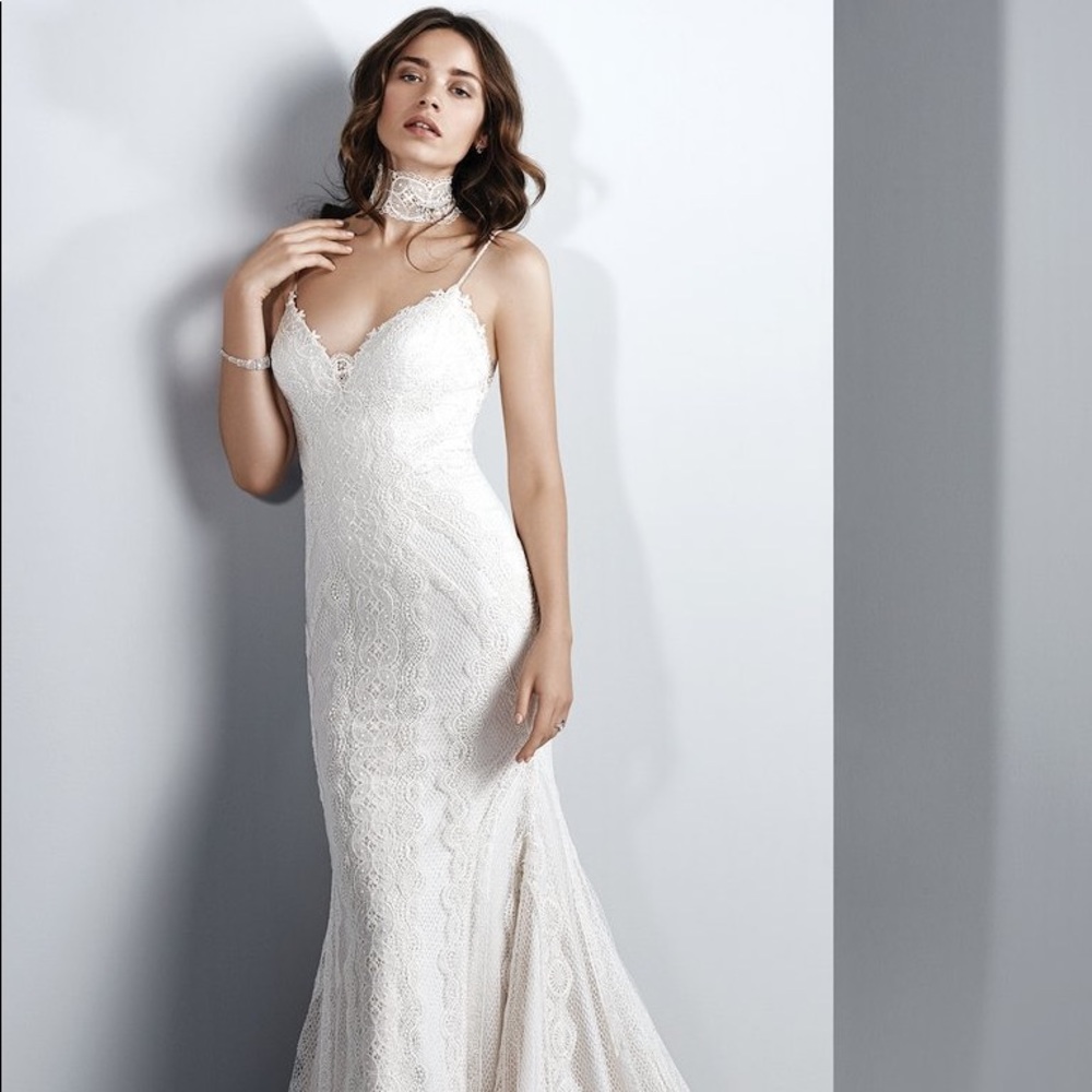 NWT Unaltered Maggie Sottero Designs Wedding Dress